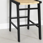 South Shore Balka Rattan Bar Stool, Set of 2