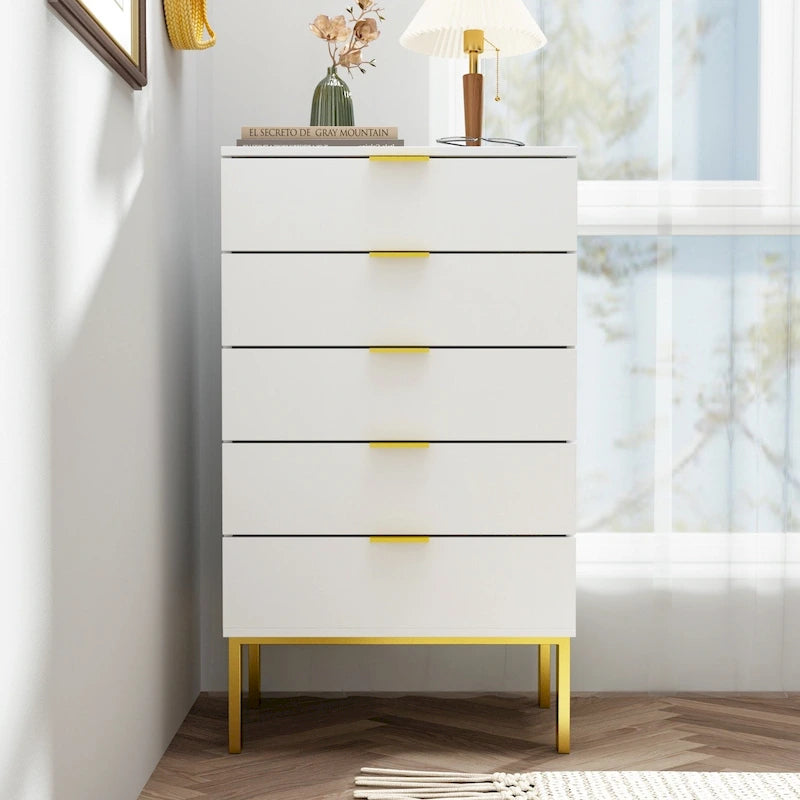 5 Drawer Dresser Storage Tower, Organizer Unit for Bedroom,Chest