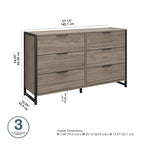 Atria 6 Drawer Dresser by Bush Furniture