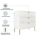 Morden Wood Furniture 3-Drawer Dresser Chest