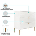 Morden Wood Furniture 3-Drawer Dresser Chest