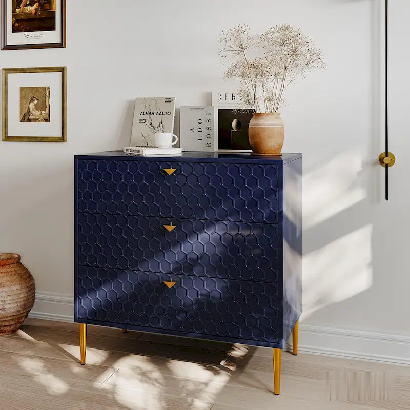 Morden Wood Furniture 3-Drawer Dresser Chest