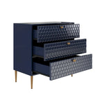 Morden Wood Furniture 3-Drawer Dresser Chest