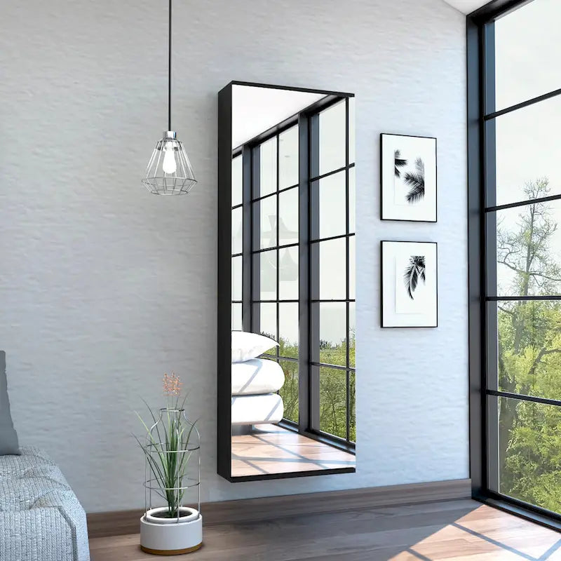 TUHOME Lisboa Armoire with Double Doors, 2 Drawers, and Hanging Rod