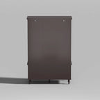 47.2 Lacquered Armoires Wardrobes With Mirror Door 5 Drawer in White