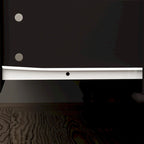 47.2 Lacquered Armoires Wardrobes With Mirror Door 5 Drawer in White