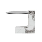 Set of 2 Round Nesting Coffee Table Set