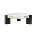Set of 2 Round Nesting Coffee Table Set