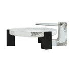 Set of 2 Round Nesting Coffee Table Set