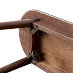 Natural Oak Wood Bench
