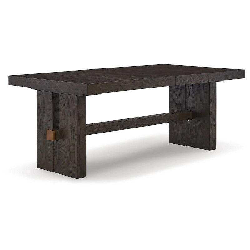 Signature Design by Ashley Burkhaus Dark Brown 5-Piece Dining Package