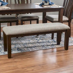 Stokes Brown Wooden 6-Piece Dining Set