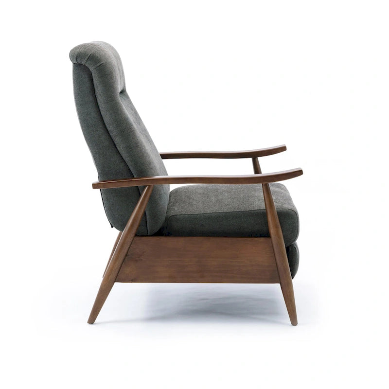 Sloan Wood Arm Push Back Recliner by Greyson Living
