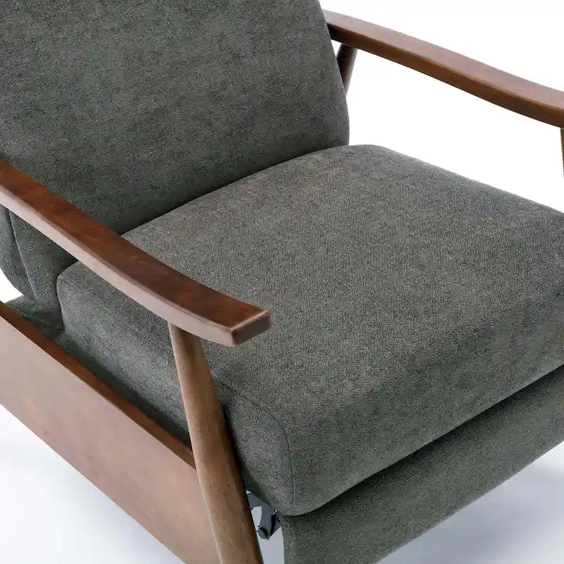 Sloan Wood Arm Push Back Recliner by Greyson Living