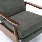 Sloan Wood Arm Push Back Recliner by Greyson Living