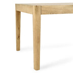 Beechgrove 72 Dining Table in Natural Brown by Kosas Home - 72Wx38Dx30H