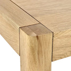 Beechgrove 72 Dining Table in Natural Brown by Kosas Home - 72Wx38Dx30H