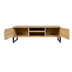 Bali Coastal Modern 2 Drawer Storage TV Stand