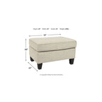 Soletren Stone Oversized Ottoman