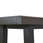 Steve Silver Joliet Live Edge Distressed Cherry and Ebony Console Bar Table