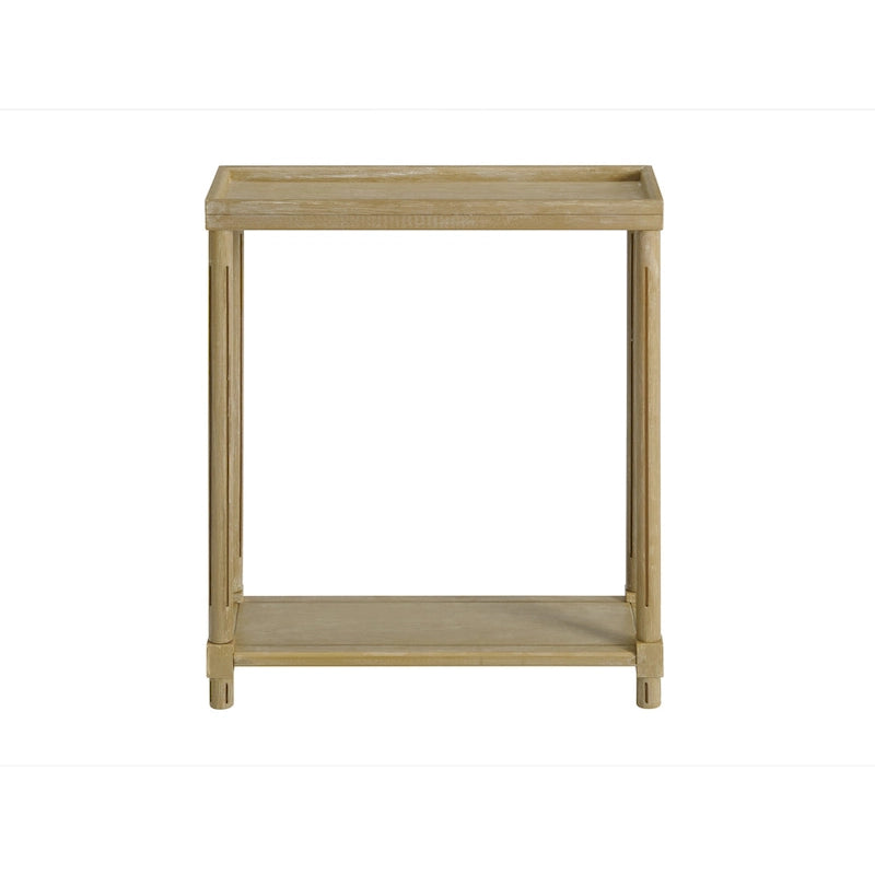 New Ridge Home Goods Harrison Narrow Side Tables, Set of 2, Distressed Oak