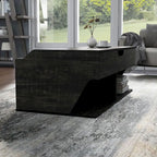 DH BASIC Transitional Black Oak 44-inch Lift-top Coffee Table by Denhour