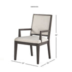 Steve Silver Milano Wooden Arm Chair, Set of 2
