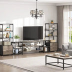 78 Inches TV Stand Entertainment Center Stand, TV Console Table