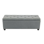 Porthos Home Hekla Fabric Upholstered Flip Top Storage Ottoman Bench