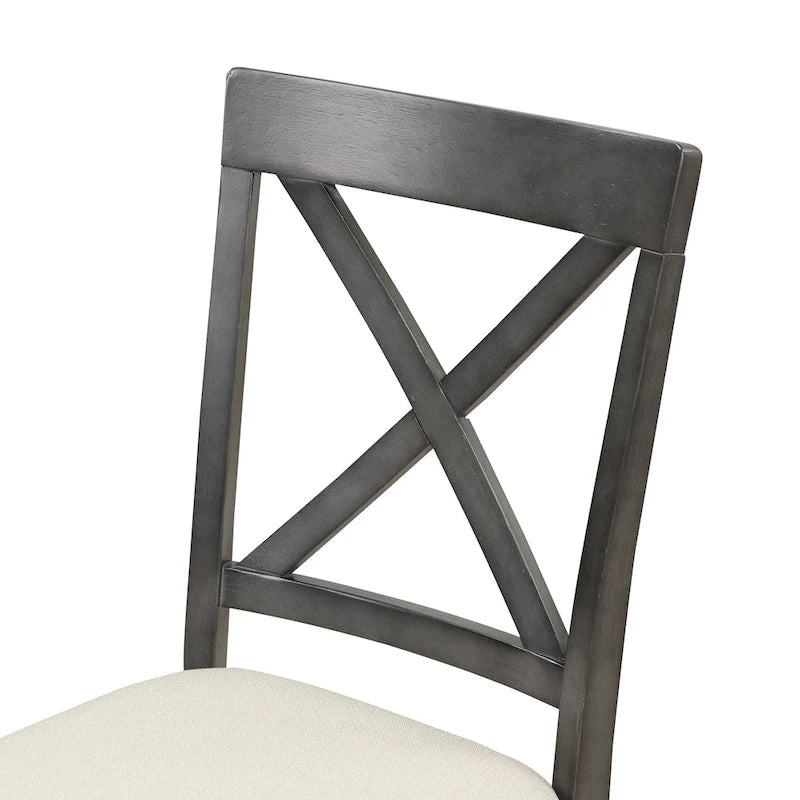 5 Pieces Dining Table and Chairs Set for 4 Persons