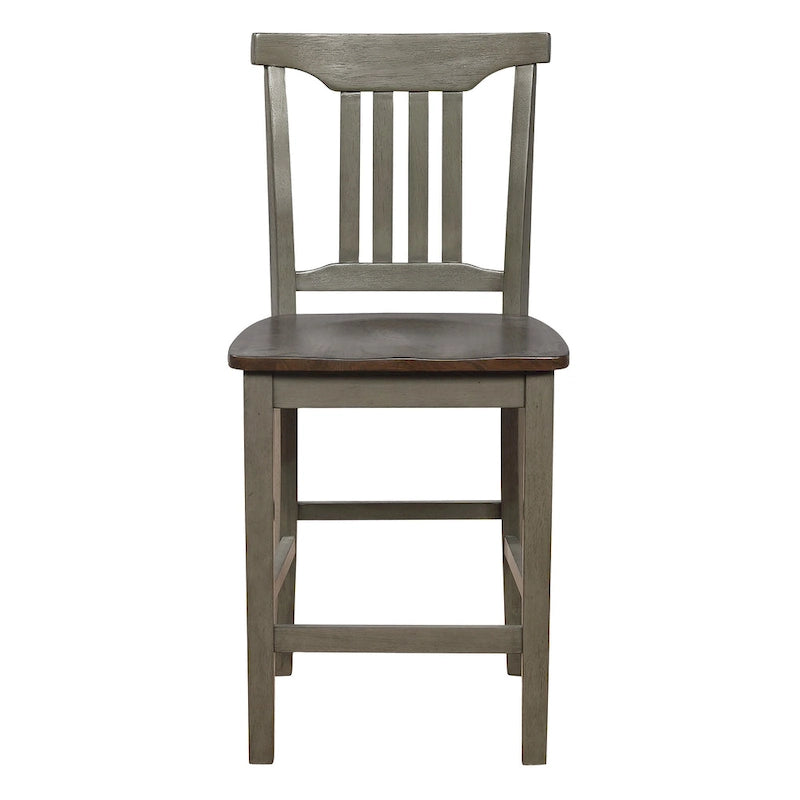 Simmons Antique White and Brown 5-piece Dining Set