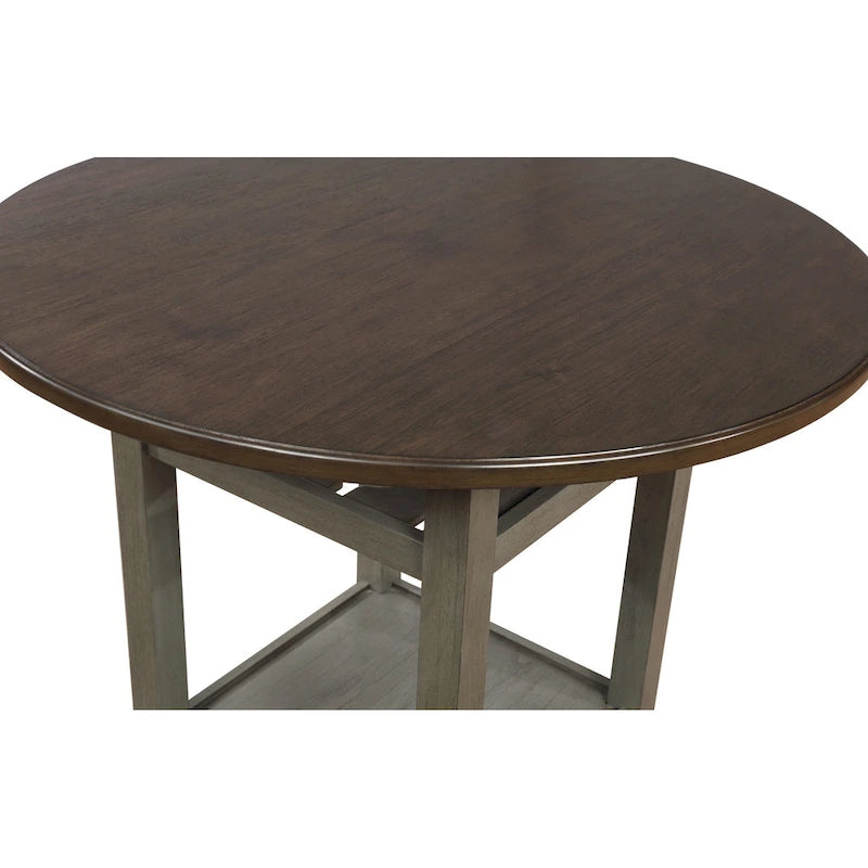 Simmons Antique White and Brown 5-piece Dining Set