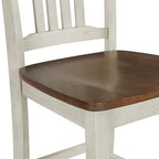Simmons Antique White and Brown 5-piece Dining Set