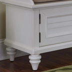 Bermuda Upholstered Storage Bench by Homestyles