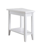 Leick Home Laurent Recliner Wedge Table with Shelf