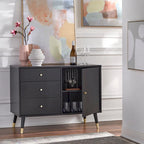 Carson Carrington Horsens 3-Drawer Mid-Century Modern Buffet/Sideboard