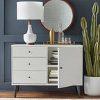 Carson Carrington Horsens 3-Drawer Mid-Century Modern Buffet/Sideboard