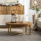 31.29 Modern Retro Splicing Round Coffee Table