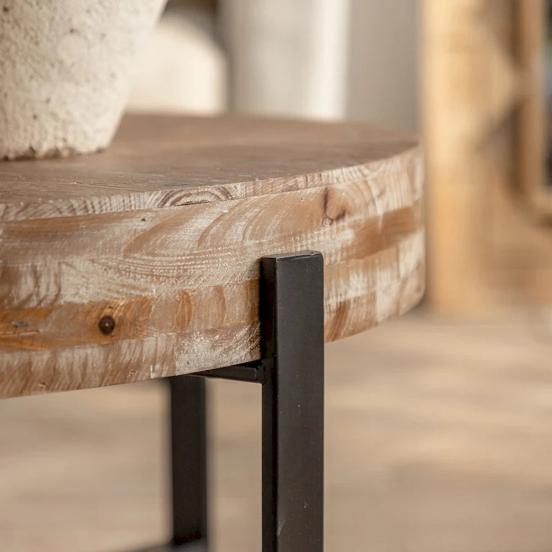 31.29 Modern Retro Splicing Round Coffee Table