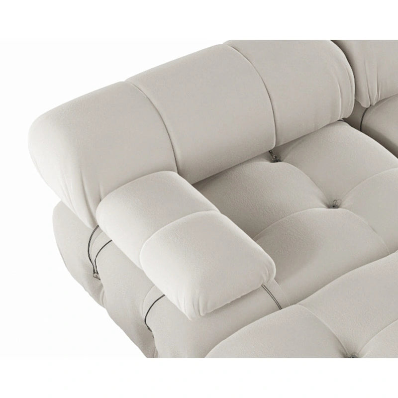 Modern U-Shaped Velvet Upholstered Modular Sectional Sofa 6-seater Extra Wide Chaise Lounge Couch for Living Room