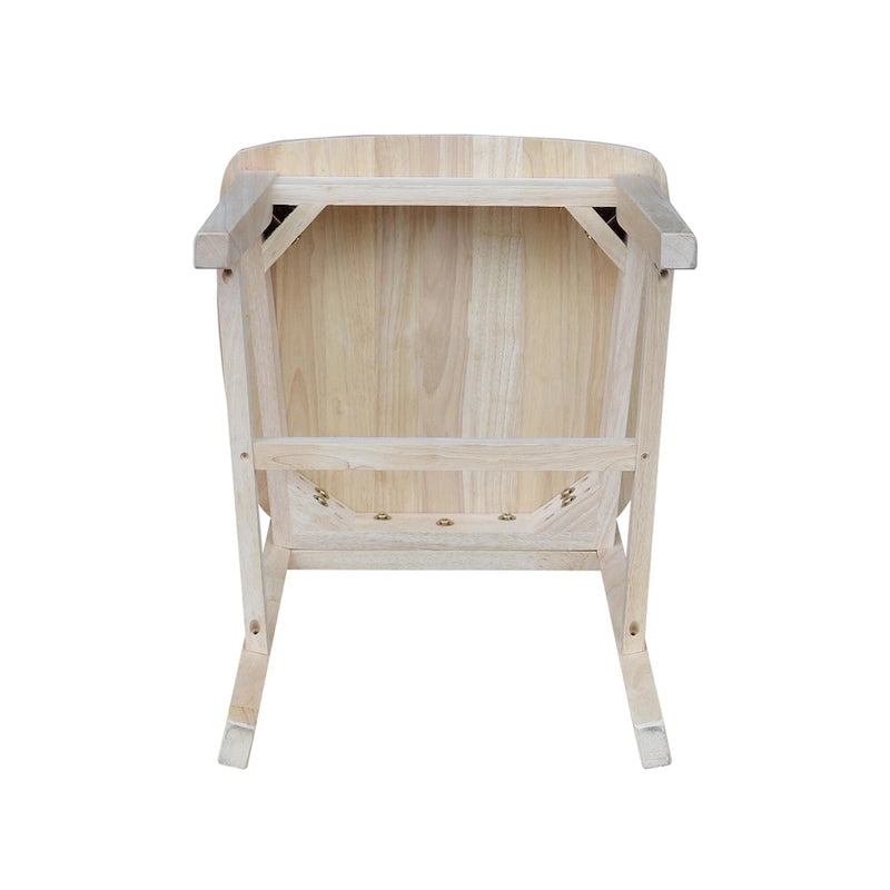 Solid Wood Mission Dining Side Chairs, Set of 2