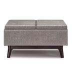 WYNDENHALL Ethan 34 inch Wide Mid Century Modern Rectangle Table Ottoman