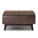 WYNDENHALL Ethan 34 inch Wide Mid Century Modern Rectangle Table Ottoman