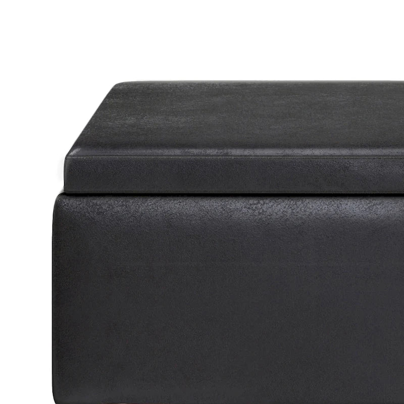 WYNDENHALL Ethan 34 inch Wide Mid Century Modern Rectangle Table Ottoman