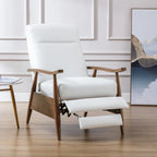 Sienna Upholstered Wood Push Back Recliner by Greyson Living