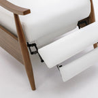 Sienna Upholstered Wood Push Back Recliner by Greyson Living