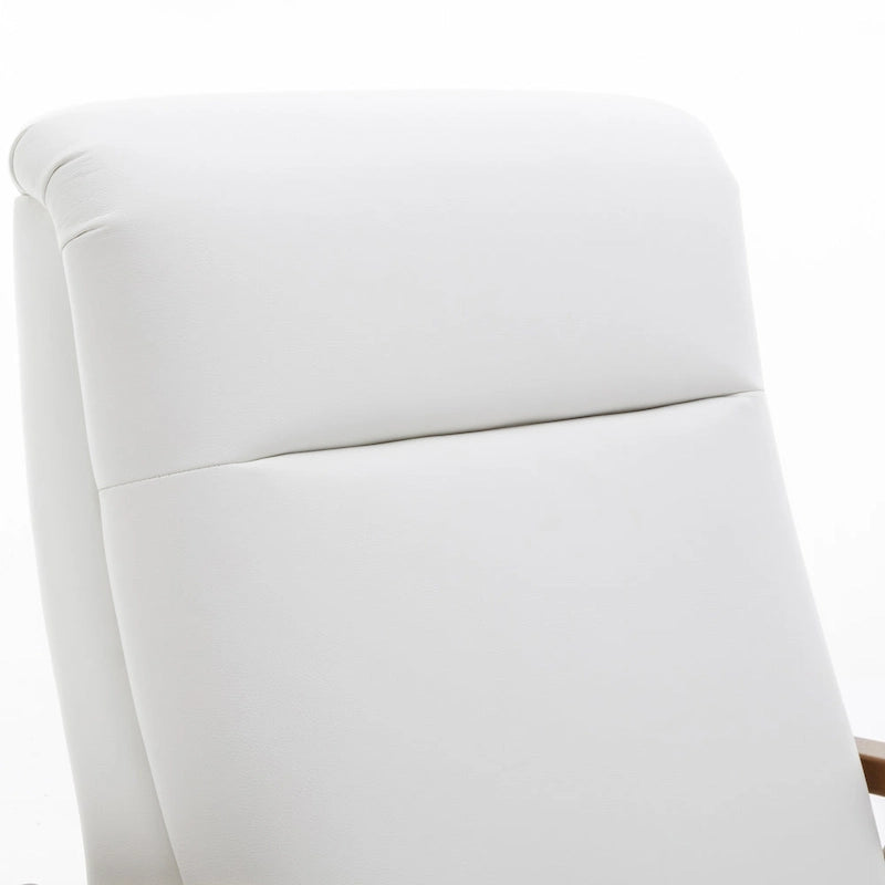 Sienna Upholstered Wood Push Back Recliner by Greyson Living