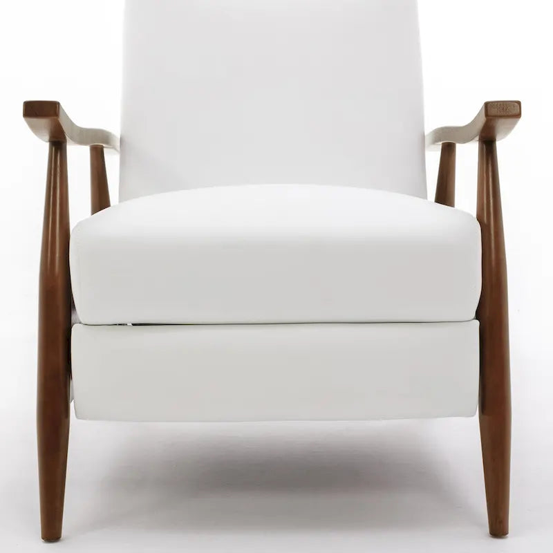 Sienna Upholstered Wood Push Back Recliner by Greyson Living