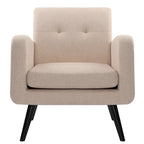 Mid Century Fabric Modern Accent Chair Armchair