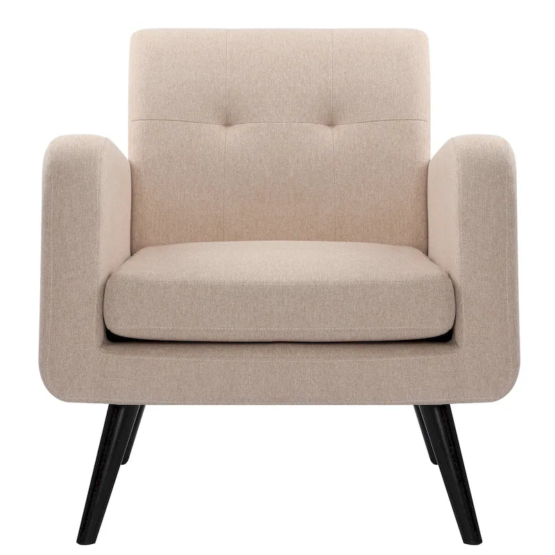 Mid Century Fabric Modern Accent Chair Armchair